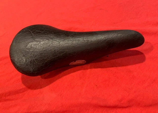 RARE vintage Ideale 2001 saddle road Peugeot PX10 LE 1970s black 145mm x 265mm