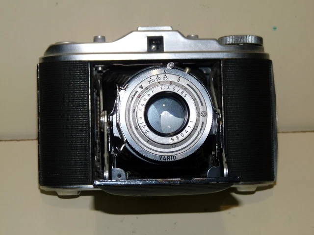 Agfa Isolette I- Klapp-/Sucherkamera mit Objektiv Agfa-Agnar, Verschluß Vario