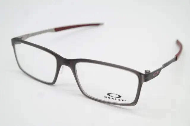 Glasses Oakley STEEL LINE S Grey Black Red Angular Frames Eyeglasses New 3