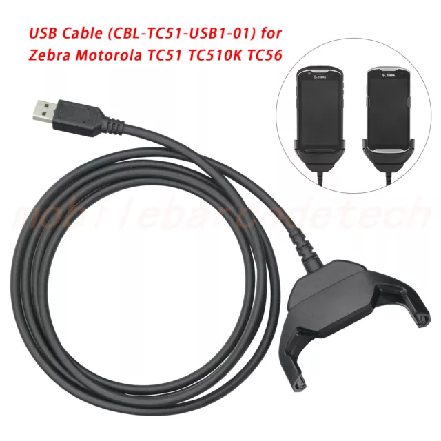 USB Cable Suit for Zebra Motorola TC51 TC52 TC510K TC56 TC57 CBL-TC51-USB1-01