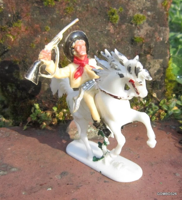 Figurine Vintage Starlux Cow-Boys Lasso - Far West, échelle 1/32 (60mm) - Occasion