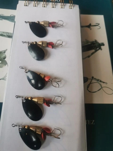 Leurre De Pêche Ancien Type Cuillère – Barlin – Métal Vintage