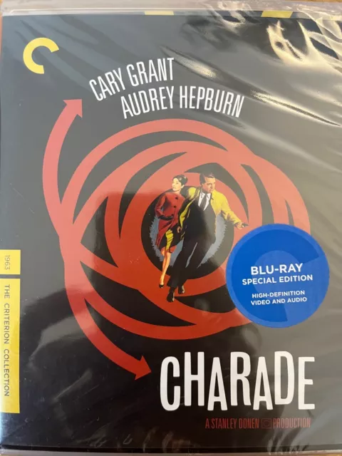 CHARADE (1963) - BLURAY Criterion Collection #57 BRAND NEW! *Region A*