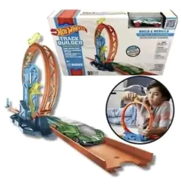 Hot Wheels Loop Track Builder Pack Loop Kicker Pack Boost brandneu in Verpackung