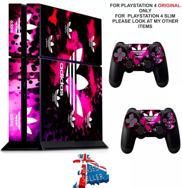 Adidas Multi Purple Ps4 Protective Skin Decal Vinyl Sticker Wrap