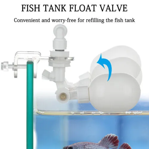 Float Ball Valve Shut Off Automatic Feed Fill Fish Tank Aquarium Water Tool