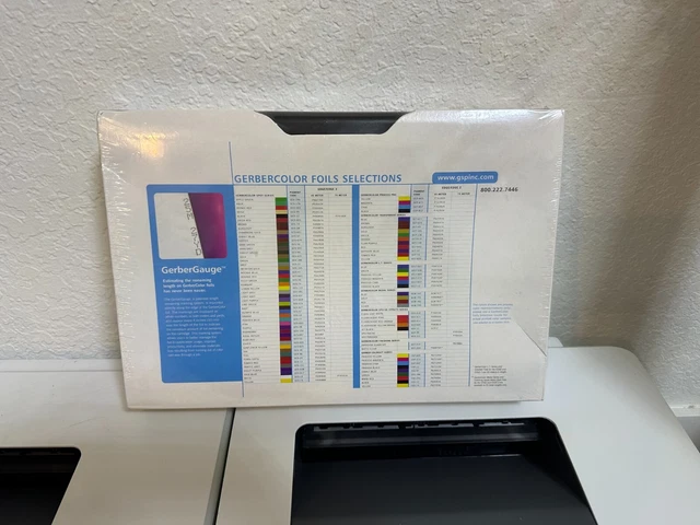 Gerber Printer Color foil Cartridge | WHITE GCS-10| P/N P49084A