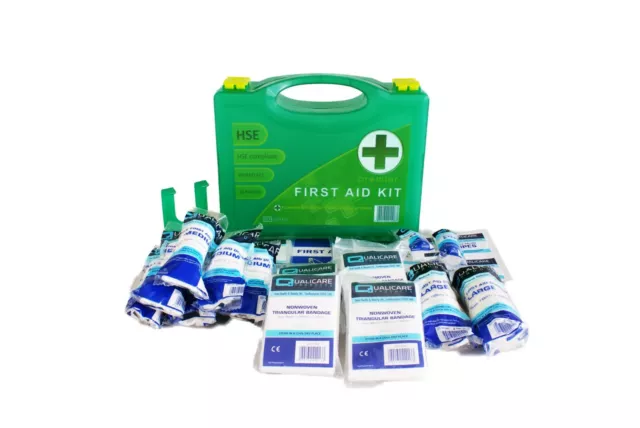 Kits de primeros auxilios premium HSE para 1-10, 20 y 50 personas kits grandes totalmente equipados 3