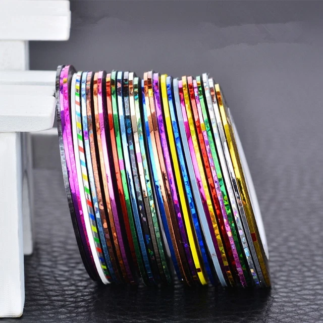 Nuovo nastro Shinning Lines Tape 14 pezzi materiale rilegatore mosca lametta
