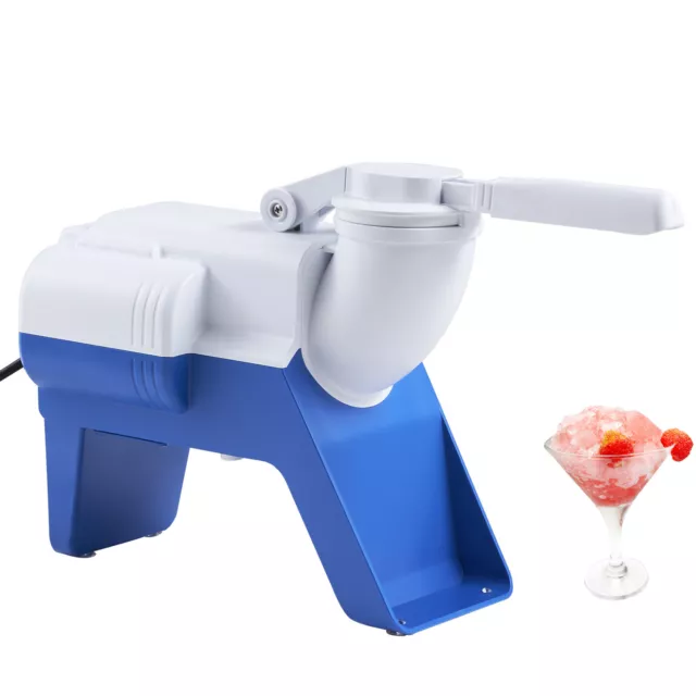 Electric Ice Crusher Snow Cone Maker Machine 176LBS/H Ice Shaver 220W.