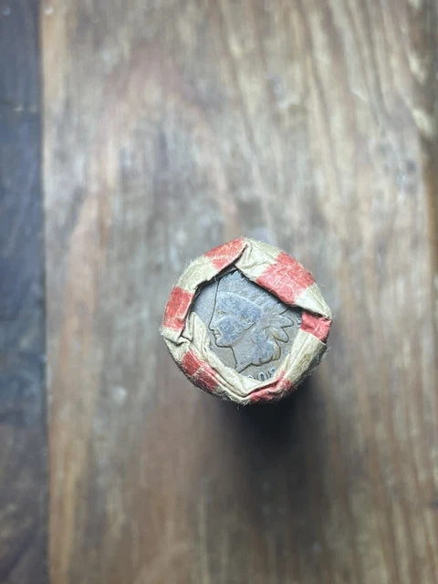 Wheat Penny Roll With Indian Head And Nice AU Wheat Cent Enders