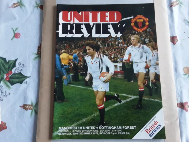 Manchester Utd v Nottingham Forest 1980 (23/16)