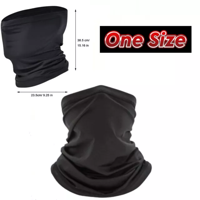 Neck Gaiter Windproof Bandana Balaclava Motorcycle Face Mask Cover Scarf Snood