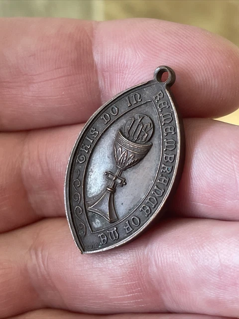 Antique Religious Medal -  St Hilda’s Church, Warley Woods Communicants Guild