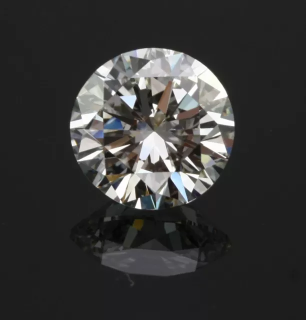 0.75 ct Round Synthetic Crystal Carbon Stone. Outshines Diamond and Moissanite!