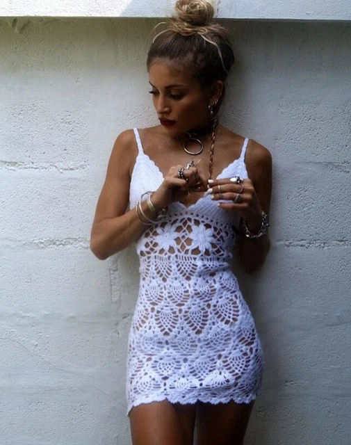 white christmas dresses RAT & BOA - KIKI DRESS (Size Small) main image 0