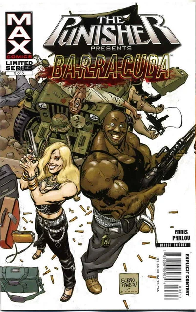 Punisher Presents: Barracuda Max #3 VF/NM; Marvel | Garth Ennis - we combine shi