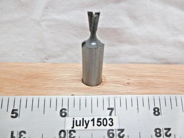 (1) NEW  MLCS 1/4" D 7.5° Dovetail Bit Carbide Tipped Router Bit 1/2 Shank n4