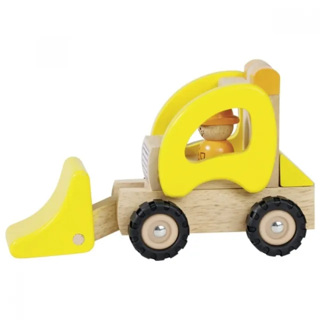 Holzspielzeug Radlader - GOKI 55966 - Auto aus Holz