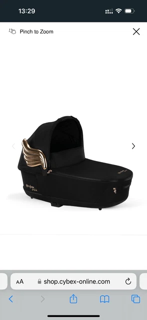 cybex priam carry cot Jeremy Scott wings