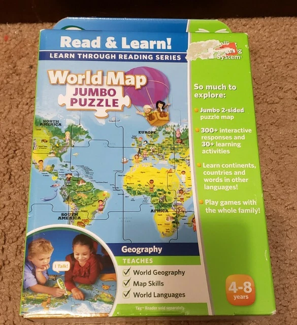 Leapfrog Interactive World Map FOR SALE! - PicClick UK
