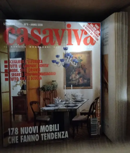 Lotto 50 riviste CASAVIVA. 1 euro a rivista - OFFERTA 5 riviste 3 euro.