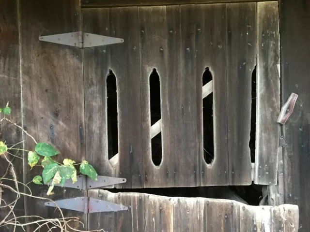 Antique Old Rustic Barn Door 19Th Century