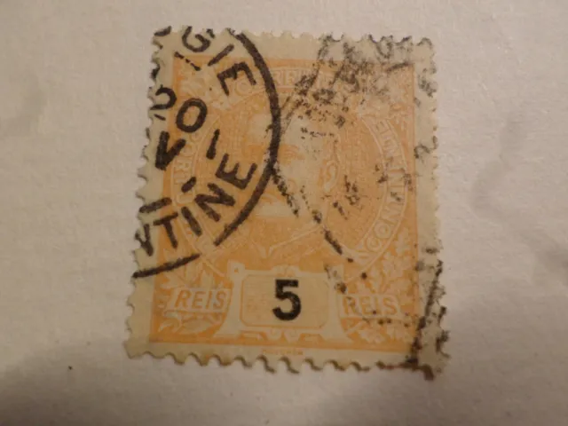 Portugal 1895, Briefmarke Klassisch 125, Entwertet, VF Verwendet