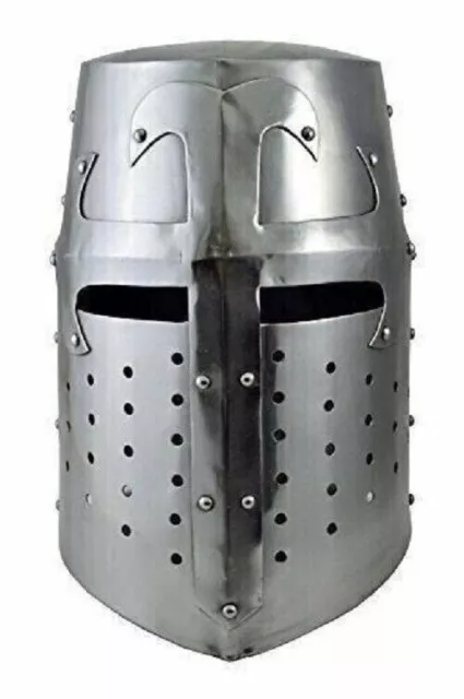 Medieval Templar Crusader Knight Armor Helmet Greek Spartan Roman