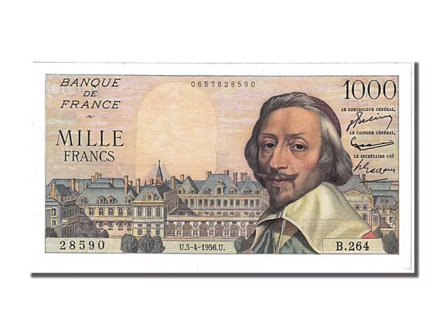 [#102821] Billet, France, 1000 Francs, 1 000 F 1953-1957 ''Richelieu'', 1956, 19