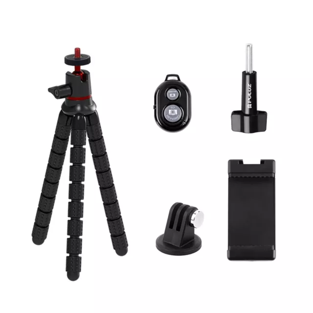 Mini Octopus Flexible Tripod Holder with Remote Control Camera for SLR Cameras