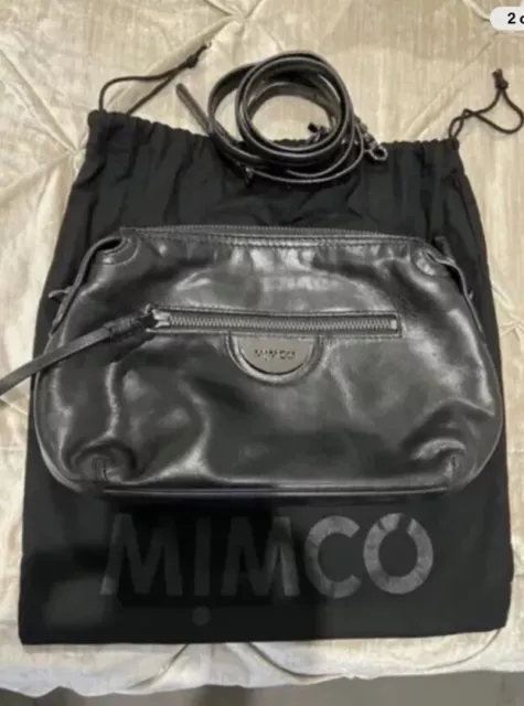 MIMCO SENTIMENT HIP Bag Black with Rose Gold hardware 160.00
