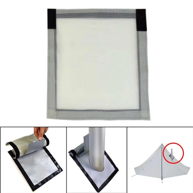 Stufa Portatile Per Tenda A Legna &ndash; Kit Tubo Sfiato, Ghisa, 14x20x12 Pollici, Campeggio Invernale
