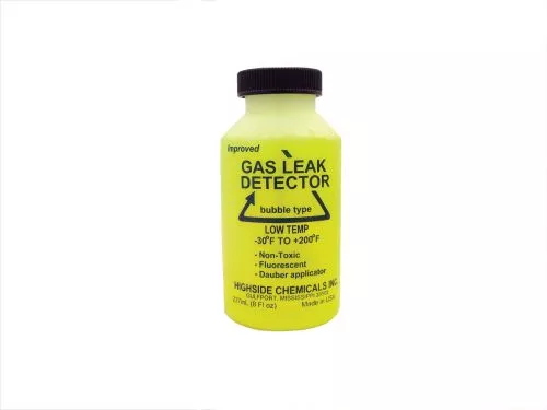 HIGHSIDE CHEMICAL GAS LEAK DETECTOR LOW TEMP BUBBLE TYPE 8 oz #22008