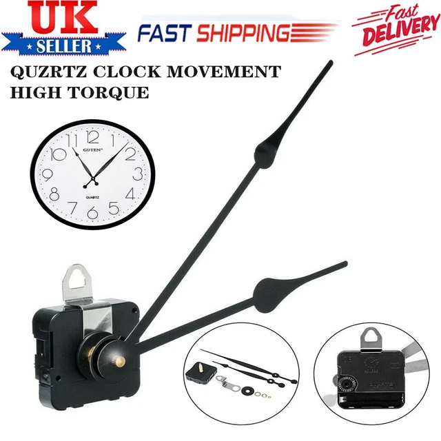 DIY HIGH TORQUE Quartz Controlled Clock Movement Motor Mechanism Long