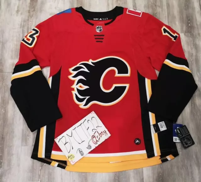 Adidas Authentic Johnny Gaudreau Calgary Flames NHL Hockey Jersey Red Home  54