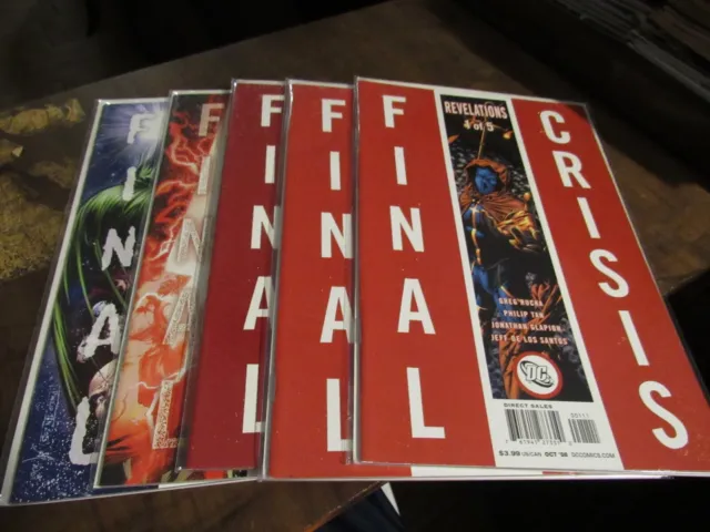 Final Crisis Revelations #1 2 3 4 5 Mini Series Comic Book Set 1-5 Complete