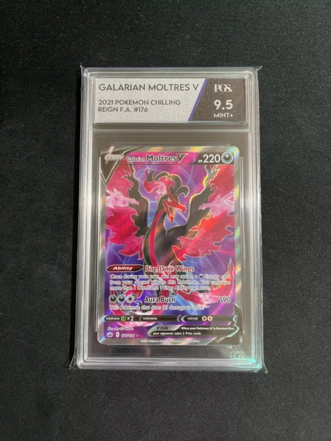 Galarian Moltres V - Chilling Reign Pokémon card 176/198