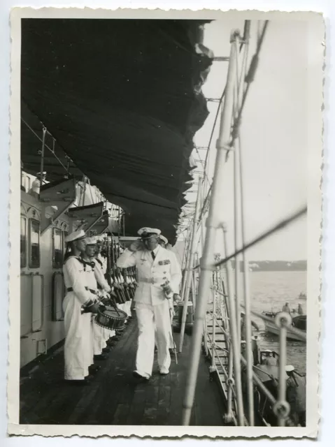 KREUZER EMDEN - orig. Foto Paul Wever, Auslandsreise 1938, cruiser, world cruise