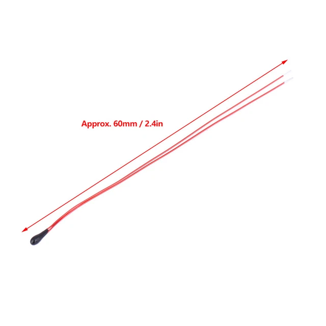 10pcs MF52B 10K NTC Thermistor High Sensitivity With 60mm Enameled Wire