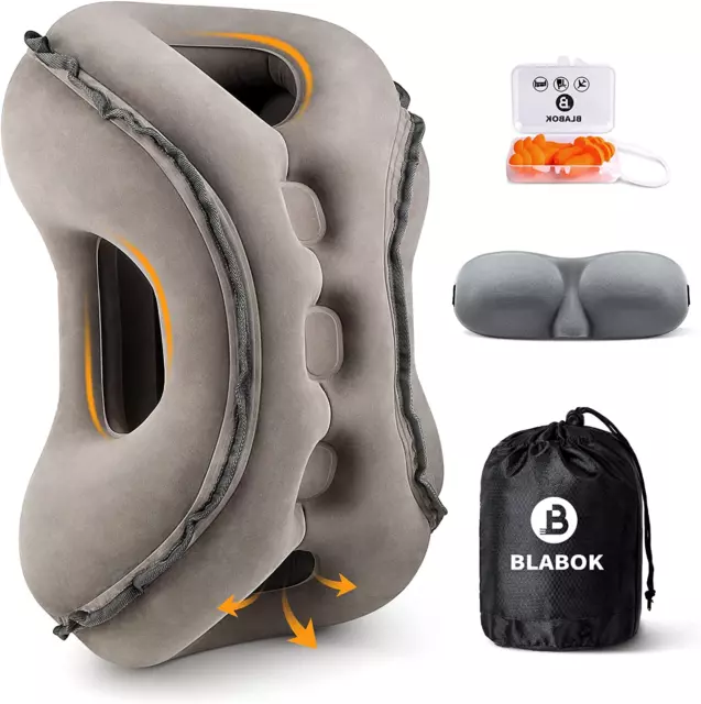 TWIST MEMORY FOAM Travel Pillow for Neck, Chin, Lumbar and Leg Support -  Neck £17.03 - PicClick UK