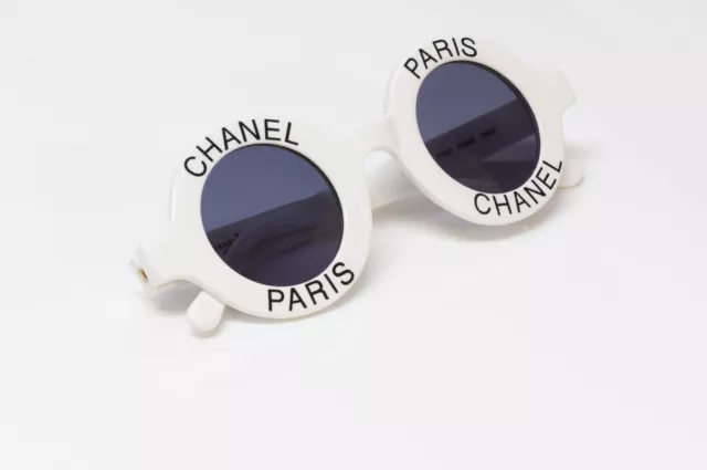 Chanel sunglasses icon pattern two colors 55-15-135 Semi-Transparent  Authentic