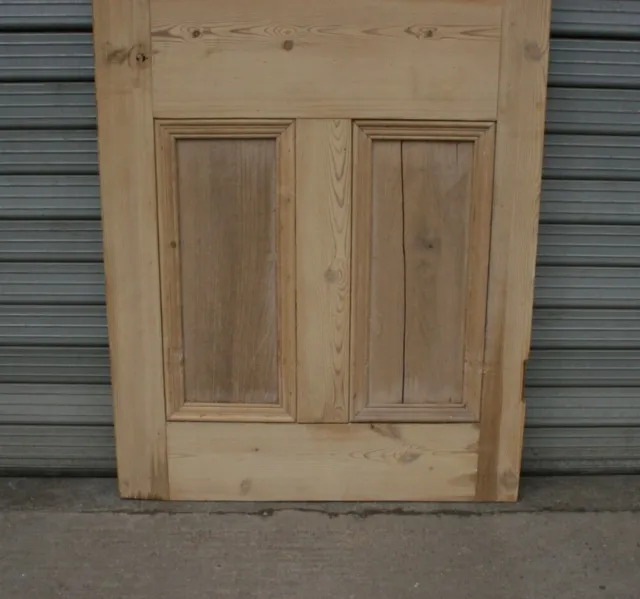 Door 29 1/2" x  76 .1/4" Reclaimed   Pine Victorian 4 Panel Internal ref 408B 3