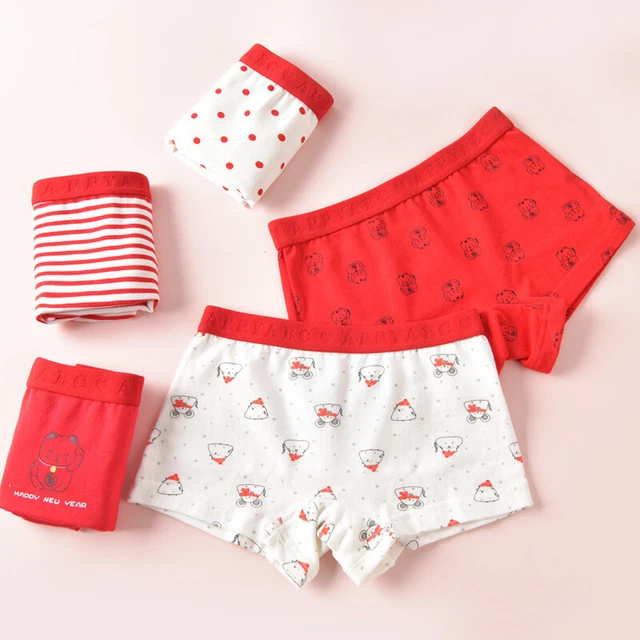 5 Pack Girls Boxer Shorts Underwear Briefs Cotton Knickers Age 2-16 Years