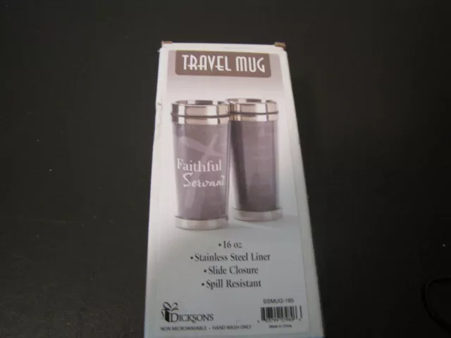 Dicksons Travel Mug Faithful Servant - 16oz. - Stainless Steel Liner
