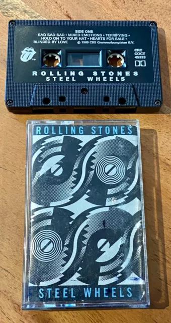 Rolling Stones ‎– Steel Wheels (Cassette 1989 OCT 45333 Canada)