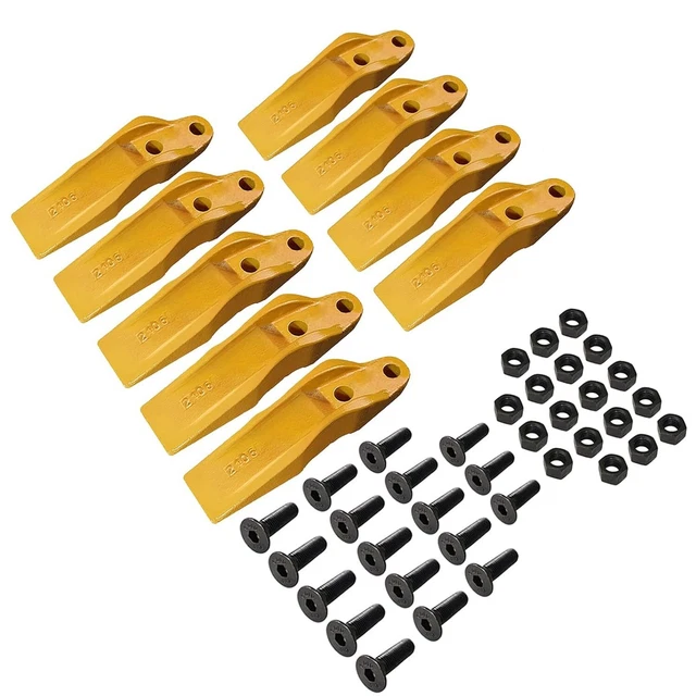 Dientes Con Canastilla Titan Attachents 1324720 CAT 277 287 297 287B Unitooth Excavación - Foto 7