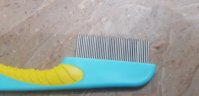 Ultra Fine handel METAL TEETH COMB Remove Nit Lice Eggs Pet Flea for Clean Hair 2