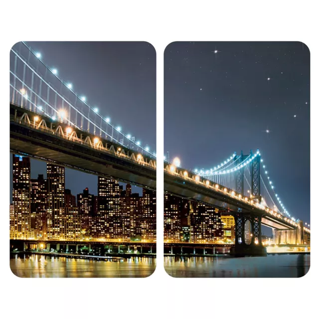 Placas cobertoras de vidrio universales Brooklyn Bridge 2 uds. 2521320100 Wenko