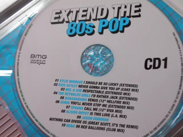 "Extend The 80s Pop", 3 CDs Album (2018)" 3